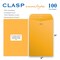 BAZIC 6 x 9 in Manila Clasp Envelopes, 100 Count, Metal Clasp Closure
